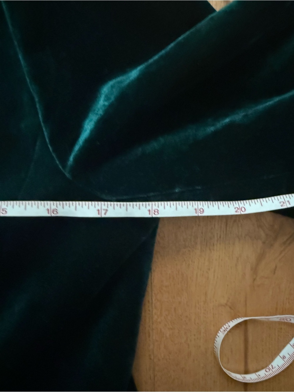 Skies Are Blue Velvet Blazer Jacket in Deep Green - Picture 9 of 12